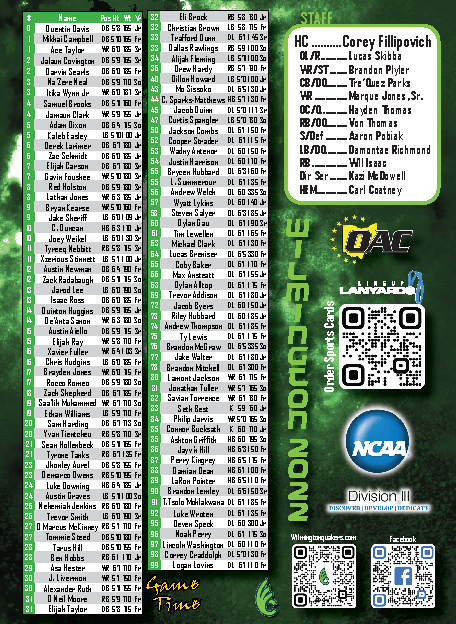 Roster Cards